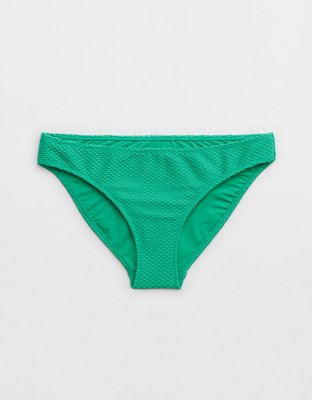 Aerie Jacquard Full Coverage Bikini Bottom