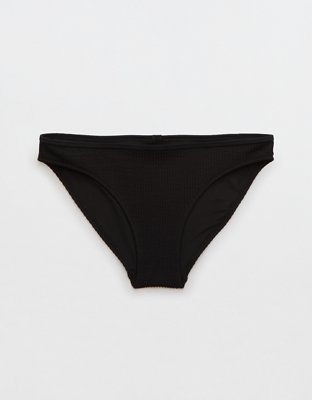 Aerie Bottom de bikini arrugado de copa entera