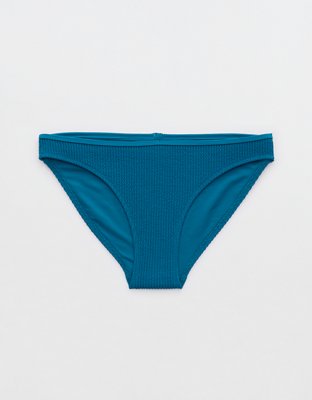 Aerie Bottom de bikini arrugado de copa entera