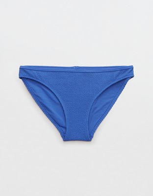 Aerie Bottom de bikini arrugado de copa entera