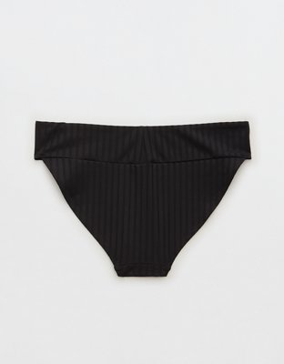 Aerie Wide Rib Banded Full Coverage Bikini Bottom