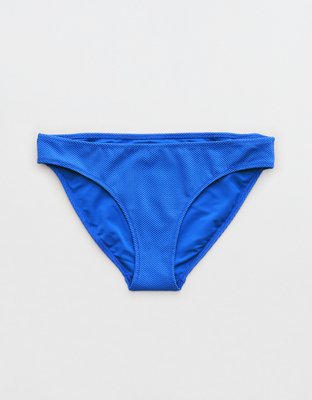 Aerie Shine Pique Full Coverage Bikini Bottom