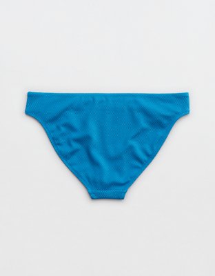 Aerie Shine Pique Full Coverage Bikini Bottom
