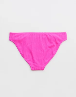 Aerie Shine Pique Full Coverage Bikini Bottom