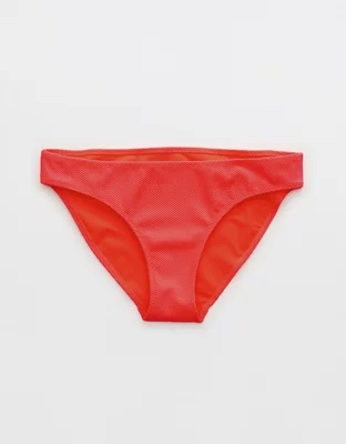 Aerie Shine Pique Full Coverage Bikini Bottom