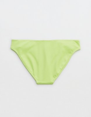 Aerie Shine Pique Full Coverage Bikini Bottom