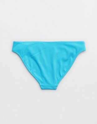 Aerie Shine Pique Full Coverage Bikini Bottom