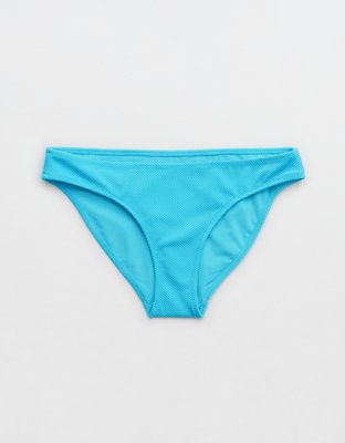 Aerie Shine Pique Full Coverage Bikini Bottom