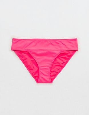 High Waist Pink Margrethe Swim Bottoms