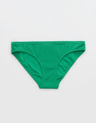 Aerie Shimmery Crinkle Full Coverage Bikini Bottom