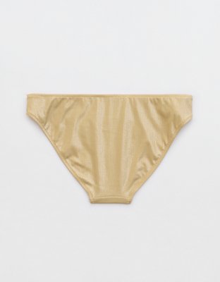 Aerie Metallic Full Coverage Bikini Bottom