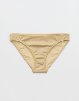 Aerie Metallic Low Rise Cheeky Bikini Bottom