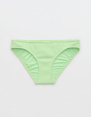 Aerie Bottom de Bikini Arrugado de Copa Entera