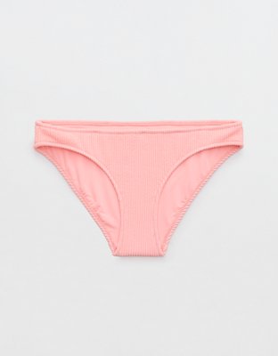 Aerie Crinkle Cheekiest Tie Bikini Bottom