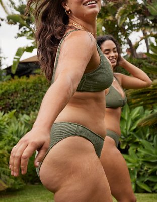 Bikini Anthracite, Or, Vert, Crème – Taille 38/M – Modèle Neckholder (dénudé) – Marque OLYMPIA