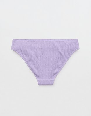 Aerie Shimmery Crinkle Full Coverage Bikini Bottom