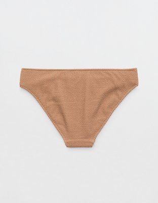 Aerie Shimmery Crinkle Full Coverage Bikini Bottom