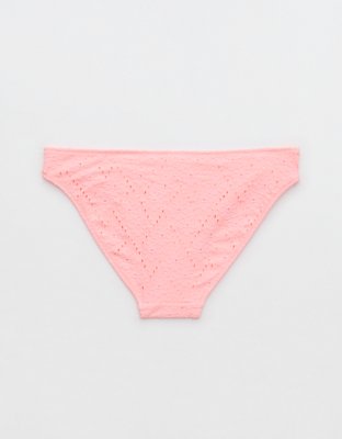Aerie Eyelet Full Coverage Bikini Bottom