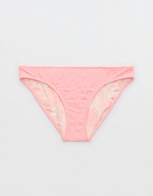 Aerie Eyelet Full Coverage Bikini Bottom