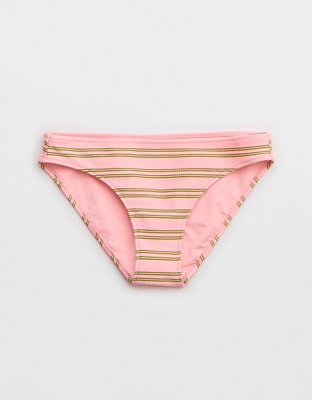Aerie - Ribbed. Lace. Shine. Everything you want, all in one very pretty  pink set. Shop it now!