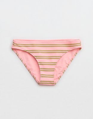 Aerie Shine Rib Full Coverage Bikini Bottom