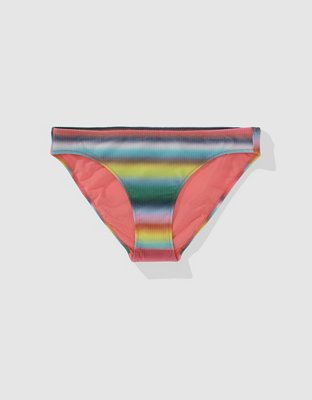 Aerie Shine Rib Full Coverage Bikini Bottom