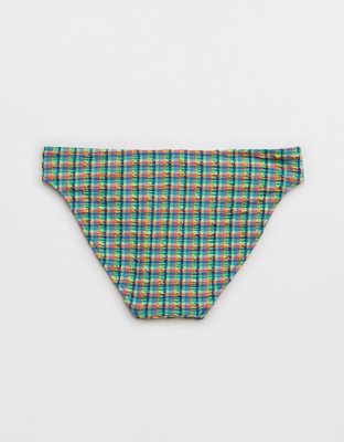 Aerie Gingham Full Coverage Bikini Bottom