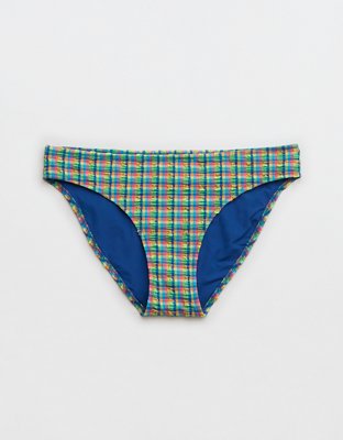 Aerie Gingham Full Coverage Bikini Bottom