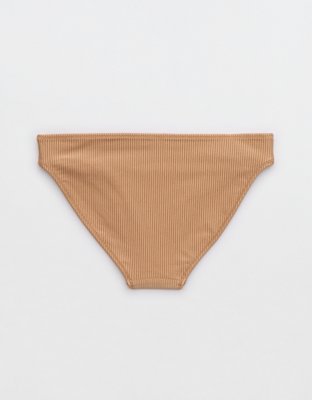 Aerie Shine Rib Full Coverage Bikini Bottom