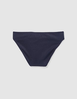 Aerie Shine Pique Full Coverage Bikini Bottom