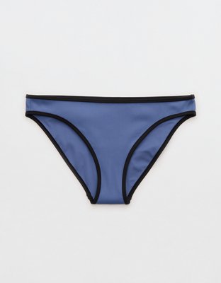 Aerie Full Coverage Ribbed Classic Bikini Bottom