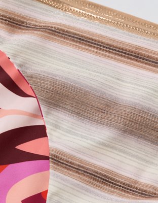 Aerie Metallic Binding Reversible Bikini Bottom
