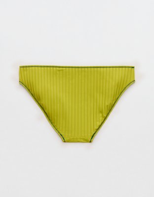 Aerie Ribbed Full Coverage Classic Bikini Bottom