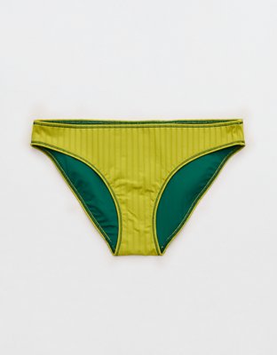 Aerie Ribbed Full Coverage Classic Bikini Bottom