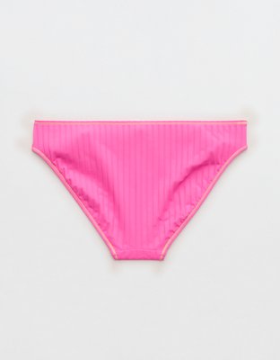 Aerie Ribbed Full Coverage Classic Bikini Bottom