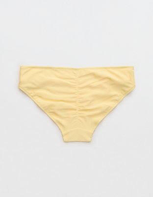 Aerie Shine Ruched Full Coverage Bikini Bottom