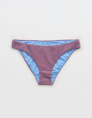 Aerie Gingham Full Coverage Bikini Bottom