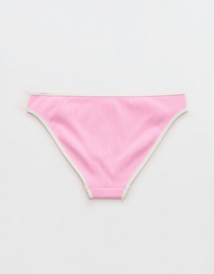 Aerie Ribbed Full Coverage Classic Bikini Bottom