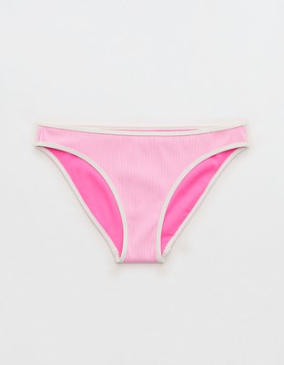 Aerie Ribbed Full Coverage Classic Bikini Bottom