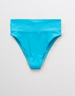 aerie smocked tie cheeky bikini bottom