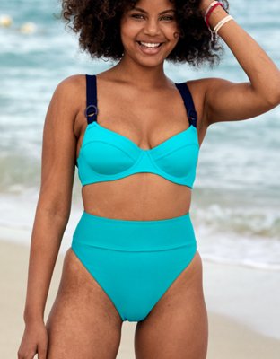 Aerie High Cut Cheeky Bikini Bottom