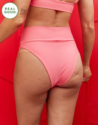 Aerie High Cut Cheeky Bikini Bottom