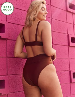 Aerie High Cut Cheeky Bikini Bottom