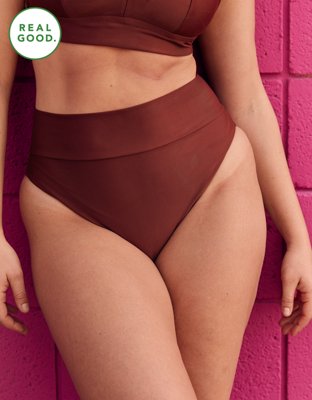 Aerie High Cut Cheeky Bikini Bottom