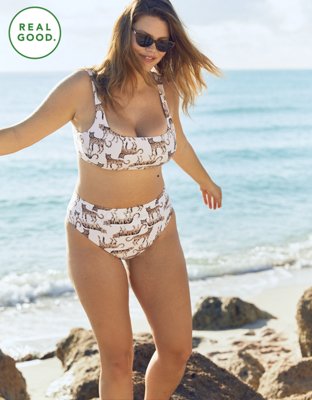 Aerie High Cut Cheeky Bikini Bottom