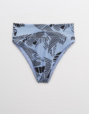 aerie smocked tie cheeky bikini bottom