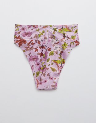 aerie smocked tie cheeky bikini bottom