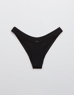 Aerie Ribbed Super High Cut Cheekiest Bikini Bottom