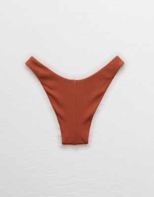 Aerie Ribbed Super High Cut Cheekiest Bikini Bottom