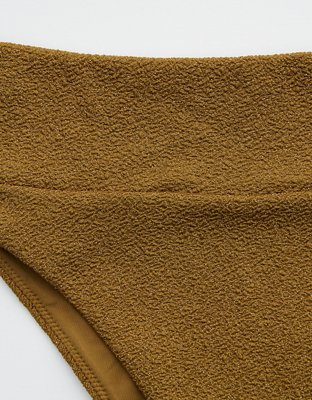 Aerie Shine High Cut Cheeky Bikini Bottom